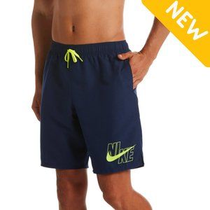 Navy Blue Nike Swim Trunks